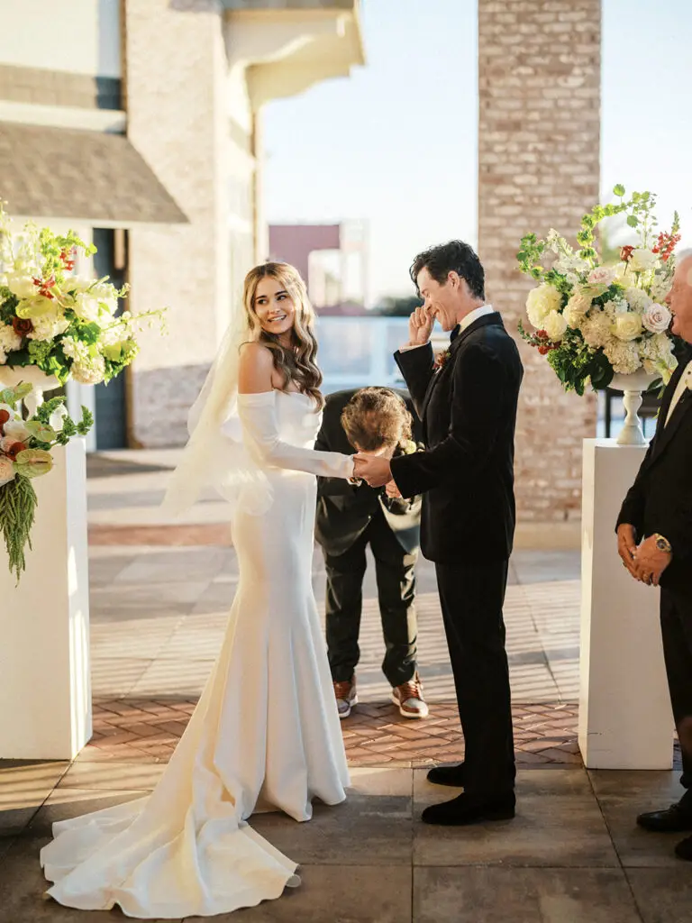 Kristie and Brandon The I do moment